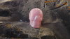 cráneo de cristal cuarzo rosa #1812