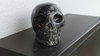 crâne de cristal tourmaline (noir) #1835