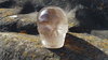 cráneo de cristal quarzo ahumado #1886