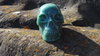 cráneo de cristal verde aventurina #1884